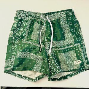 Bather Palm Bandana Swim Trunk